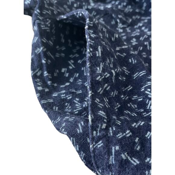 UNIVERSAL THREAD MIDI SUMMER DRESS, WOMENS, M, NAVY/LIGHT BLUE GEOMETRIC PATTERN - Picture 7 of 10